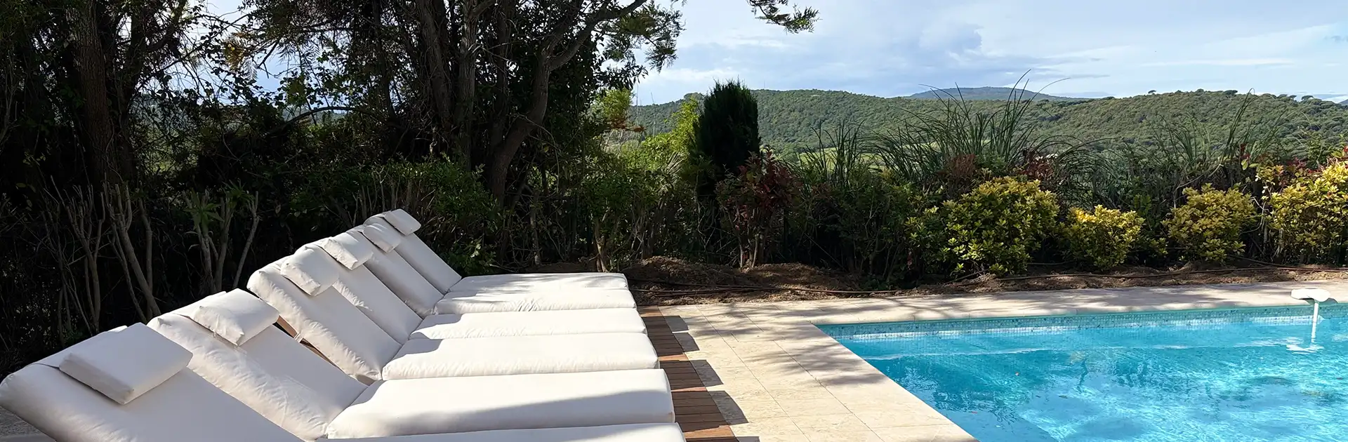 Vakantievilla Villa Azul met tuin en zwembad in Gassin